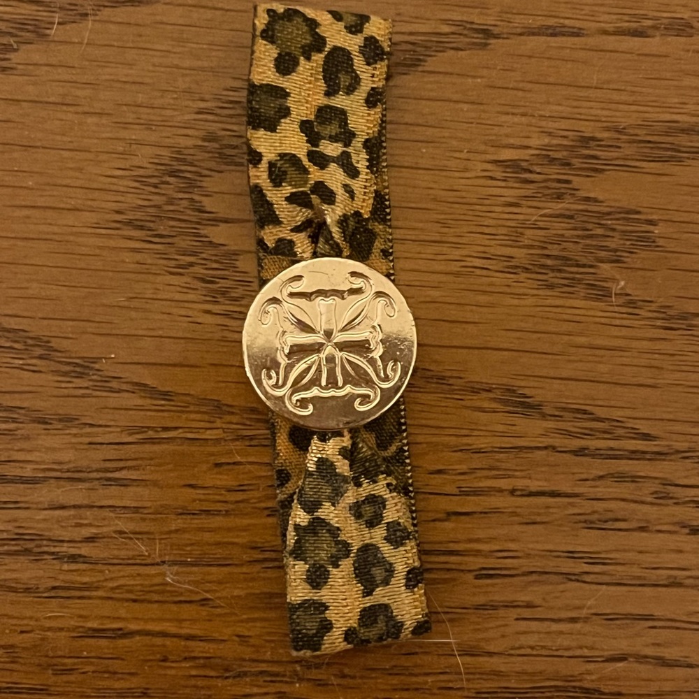 Cheetah rustic cuff